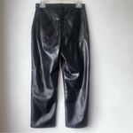 Abercrombie & Fitch Vegan Leather The Ankle Straight Ultra High Rise Pant 28 6s Photo 8