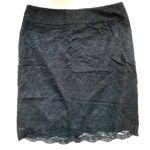Banana Republic NWT  Black Eyelet Floral Pencil Skirt Photo 2