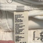 Free People  White Denim Button Up Skirt  Size 28 Photo 6