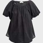 NWT Harshman Keiko Black Blouse
Black Ruffled Puff Sleeve Blouse Size M Photo 4