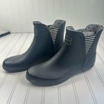 London Fog  Women’s Black Rain Boots Size 10.5 Photo 9