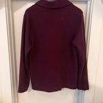 Lands' End Purple Sweatshirt Blazer Size L Photo 4