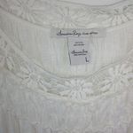 American Rag  L White Boho Crop Top Photo 2