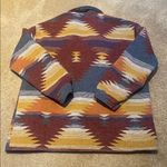 JODIFL  Aztec South Western Blanket Shacket SMALL Photo 9