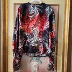 L'Academie  blouse deep neck size S multicolored animal print C5 Photo 4