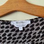 Max Mara y2k  Black and grey printed short sleeve top Photo 5