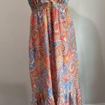 Molly Bracken Printed Long Dress in Pink Isabelle Size XS Photo 4