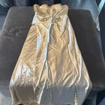 Women’s Full Length Prom Party Dress Criss Cross Straps Leg Slit Size 8 NEW Photo 11