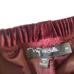 My Michelle  Burgundy Red Velour Pants Photo 2