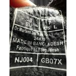 Dr. Martens Black Mono Lace Up Boots Sz 7 Virginia Leather 24479 Women's #S111-3 Photo 5