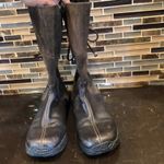 Ecco  Brown suede Leather boots‎ with wool lining Size 35 4-4.5 Photo 4