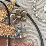 Silpada  Rare Silver Five Petal Flower Ring Size 8 Photo 3