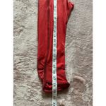 Athleta Salutation Stash Pocket Capri Mesh Lychee Red Leggings Small Photo 8