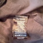 The East Order mini floral dress, long sleeve w/ruffle, plunge neckline, Size L Black Size L Photo 9