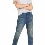 Wildfox Baggy Jeans Size 24 NWT Crop Paint Splatter Distressed Da Vinci Wash Photo 11