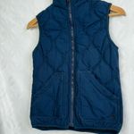 Timberland Vintage Quilted Reversible Navy Black Vest Womens Size 4 Photo 9