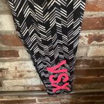 Victoria's Secret  VSX Sport Knockout Crop Zig-Zag Pant Black Gray & White M Photo 3