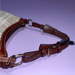 Dooney & Bourke East West Slouch Small Hobo Shoulder Bag Logo Y2K Plaid Vintage Photo 1