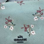 Coach Mint Green Floral Hayden Foldover Crossbody Bag with Removable Strap Photo 8