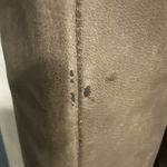 Ralph Lauren Women's Mid Calf Light Brown Suede Leather Chunky Heel Boots 9.5 Photo 6