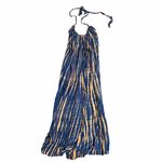 Le Salty Label Zuri Tie Dye Maxi Dress Size Small Blue Photo 9
