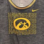 Nike  Women's University of‎ Iowa Hawkeyes Crop Top Medium Dri-Fit Cotton Blend Photo 1
