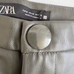 ZARA Faux Leather Leggings Pants NWT Photo 8