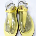 Sam Edelman NEW  Naomi Neon Yellow T-Strap Slingback Sandal, Size 8, MSRP $130 Photo 3