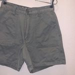 Ethyl premium denim chino twill mid khaki shorts Green Size undefined Photo 2