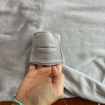 Lululemon  Back to Balance Sweater Open Back Twist Detail Iced Iris  - Size 8 Photo 10