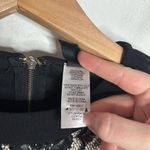 Windsor  Black Long Sleeve Floral Lace Cocktail Mini Dress Size  S Photo 7