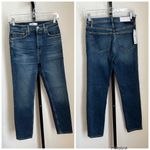 RE/DONE  Originals High Riss Crop Jeans 25 Midnight Blue NEW 190-3WHRAC Photo 1