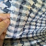 Lou & grey  LOFT houndstooth tie front cotton shirt Photo 12