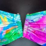 2 Chillies Tie Dye V Shape Strapless Bikini Top Size 4 Photo 1