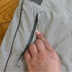 Athleta  Brooklyn Textured Pull On Skort Gray Ivory Stripe Size 16 NEW Photo 6