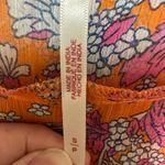 Free People Nina long sleeve sheer chiffon floral ruffle top with raw edges Photo 7