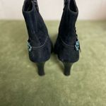 Bamboo #174  Black Suede Charm Boots Photo 5