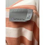 Athleta Striped Skirt Size M Orange White Stretch Casual Activewear Photo 3