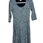 Robbie Bee Women's Speckled Grey 1/4 Sleeve Dress w/ Loops Photo 0