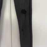 Pistola  distressed raw hem skinny jeans charcoal Wash 5-pocket zip button ripped Photo 9