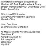 Free People Intimately  Bodysuit Size Medium MD Tank Top Racerback Strapy Photo 1