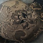 Cacique  Black Lacy Underwire Lightly Lined Bra 44C Sexy Flirty Girlie Photo 2