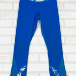 Lululemon  Blue Athletic Yoga Pants Size 2 Activewear Cropped Leggings Photo 0