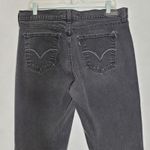 Levi's 505 Jeans Womens 14M (34x30.5) Black Straight Leg Stretch Denim Photo 3