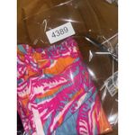 Lilly Pulitzer  Tube Top Wiley Ruffle Shorley Blue Feeling Tanked Xs Resort Beach Photo 8