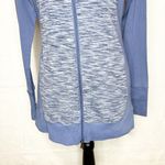Columbia Womens Full Zip Heathered Blue Long Sleeve Jacket Sz S Pockets Photo 2