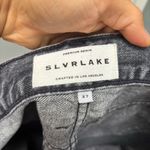 SLVRLAKE Dylan Straight Leg Distressed Jeans in Broken Promises Gray Black 27 Photo 8