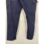 J.Jill  Women's Dark Wash Stretch Cargo Jeans Size 16 Photo 4