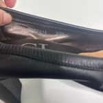 AGL Black Patent Leather Cap Toe Block Heel Pump 39.5 Size 9.5 Photo 9