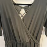 Charlotte Russe Forest Green Short Sleeve Romper Photo 2